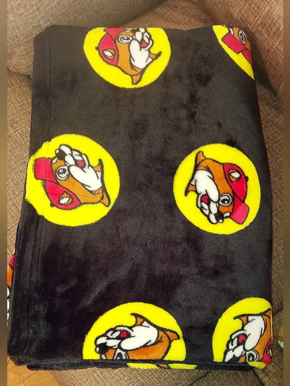 Plush Stuffed Buc-ee's Beaver Bear & Plush Blanket Throw